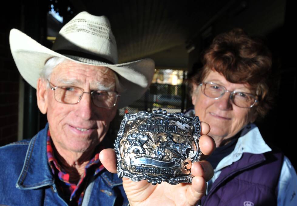 NATIONAL RECOGNITION: John "Happy Gill" and his late wife Margaret have both been inducted into the Australian Professional Rodeo Association hall of fame. 