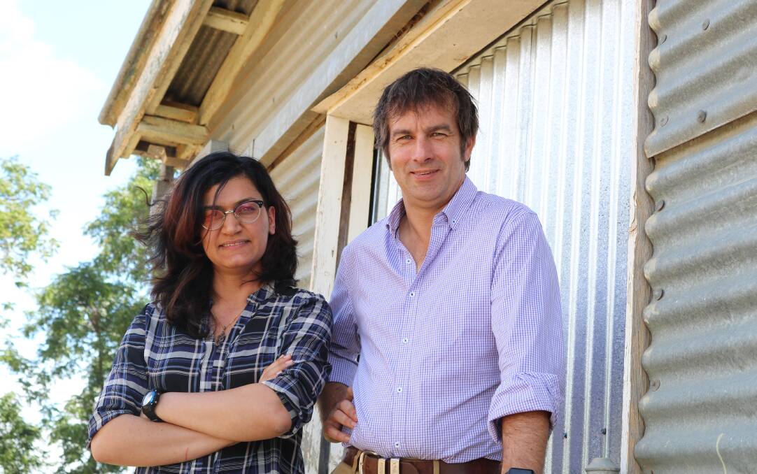 NUTRITIONAL RESEARCH: Charles Sturt University PhD student Forough Ataollahi is pictured with Professor Michael Friend. 