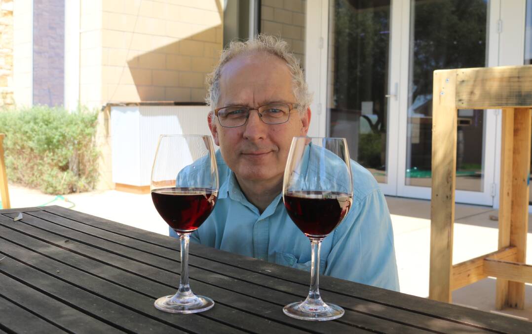 NAMES AND TASTE:  Professor Eddie Oczkowski of the National Wine Grape Industry Centre. 