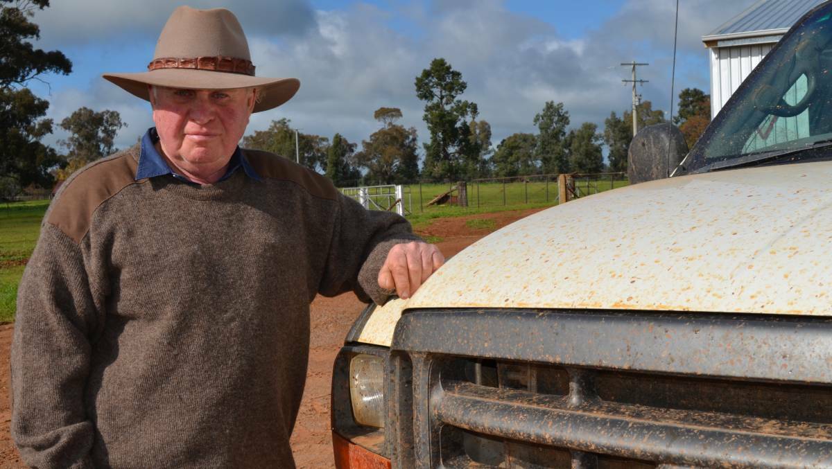 TAKING STOCK: Winchendonvale farmer Bob McCormack is pictured on the southern NSW property. Picture: Nikki Reynolds
