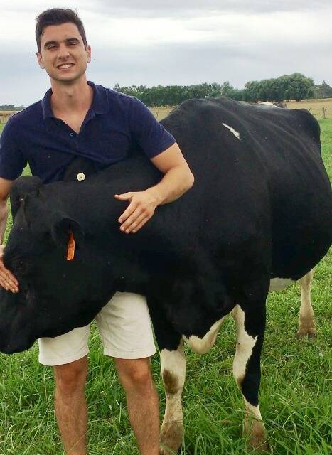 SCHOLARSHIP FOR STUDENT: Veterinary science student Matthew De Cicco is the winner of the 2017 Greenham GOTAFE Dairy Scholarship.