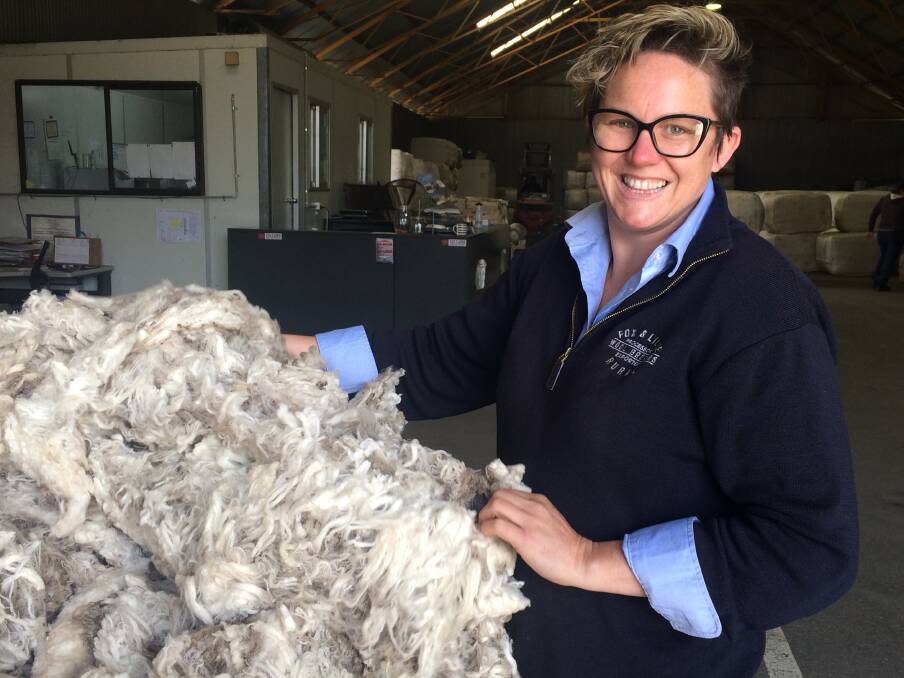 TOP RESULTS: Jenni Turner of Culcairn talks about the upcoming Sports Shear shearing and wool handling competition. Picture: Nikki Reynolds 