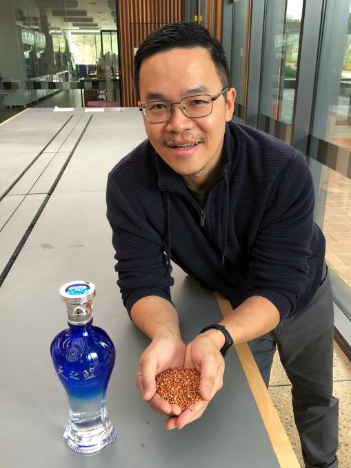 SORGHUM CONNECTION: Dr Siong Tan say baijiu is popular in China. Picture: Nikki Reynolds