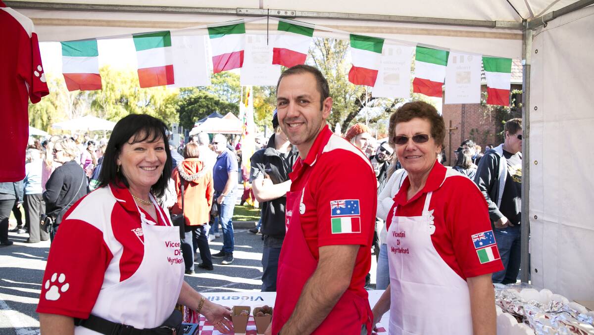Food, fun, festivities –The La Fiera Festival celebrates Italian culture in the Alpine shire. Photo: Charlie Brown.