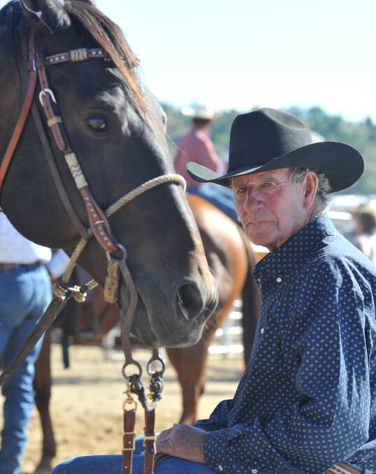 RIDING ON: Cootamundra's Bob Holder is Australia’s oldest competing professional cowboy and has been competing in rodeos since he was 14.