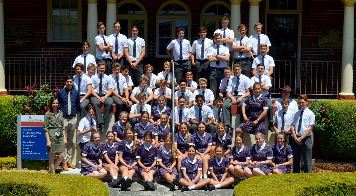 THE 2017 cohort of Barker College year 12 agriculture students and teachers. Agricultural studies is proving popular at the school and is creating strong potential career paths for students.