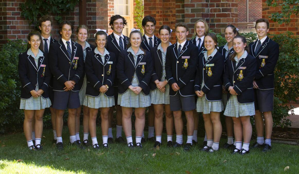 THE 2017 Geelong College prefect body. Student leadership empowers students with an opportunity to strive to be their best and to bring out the best in those around them.