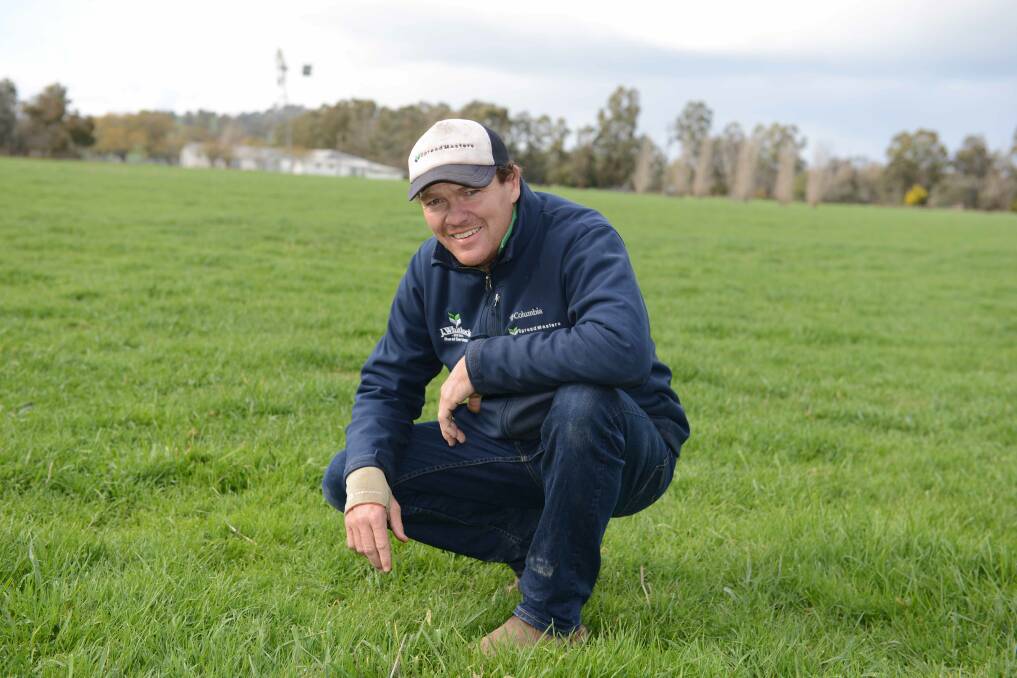 TOM Harrington, from Harrington's Spreadmasters, uses Sibelco ag lime to help growers produce better pastures and crops in the Riverina area.