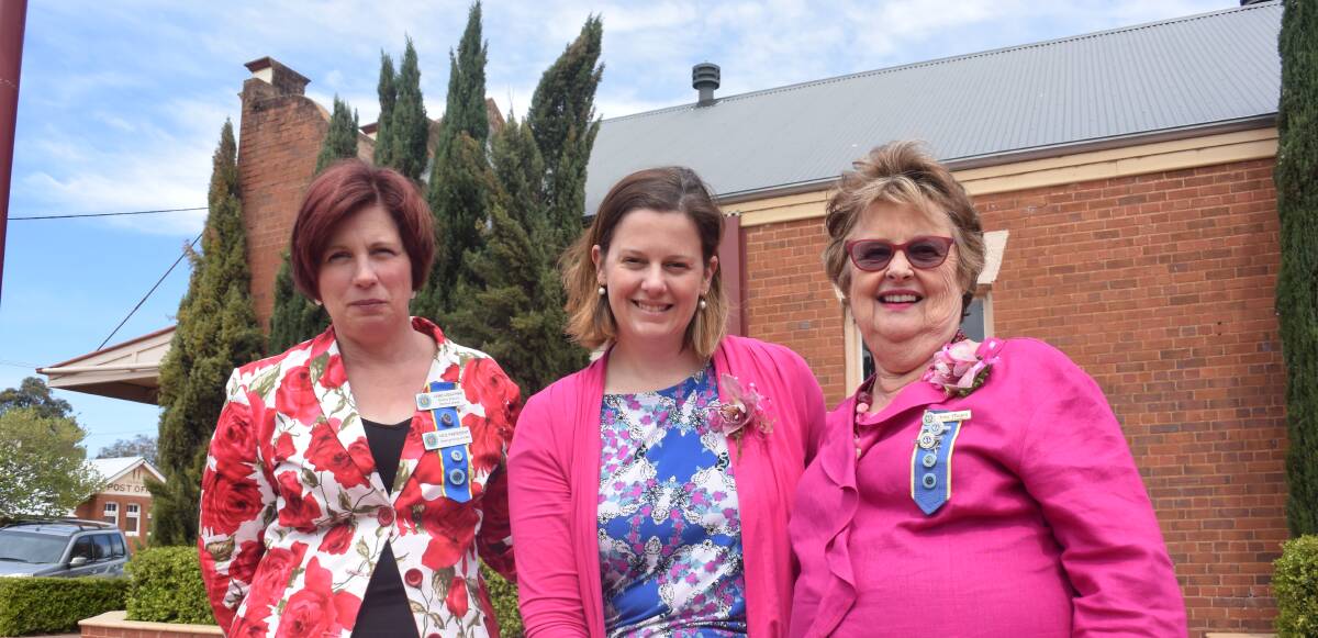 ANNUAL CONFERENCE: CWA state chief executive officer Danica Ley (centre) with Riverina group president Anne Phegan (right) and member Jane Lieschke.