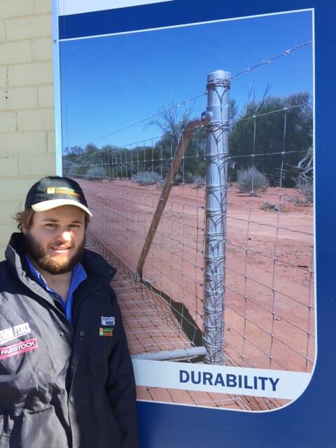 Charlie Vaughan from Australian Farm & Fencing has noticed an increase in demand for vermin proof fencing to keep pests off farmland.