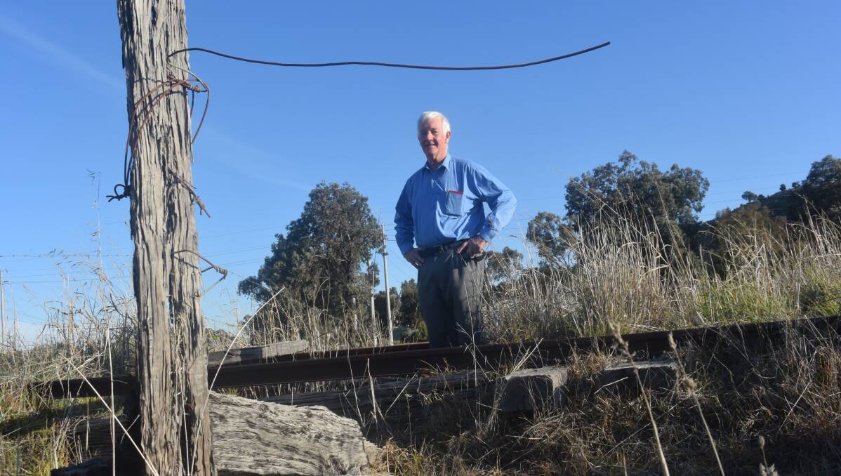TRAILING OFF: Alan Brown says the proposed Tumbarumba-Rosewood rail trail pilot project will go nowhere because it is not supported by landholders. Picture: Ken Grimson