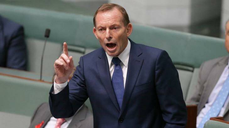 Former prime minister Tony Abbott has alienated conservatives, including Peter Dutton. Photo: Alex Ellinghausen