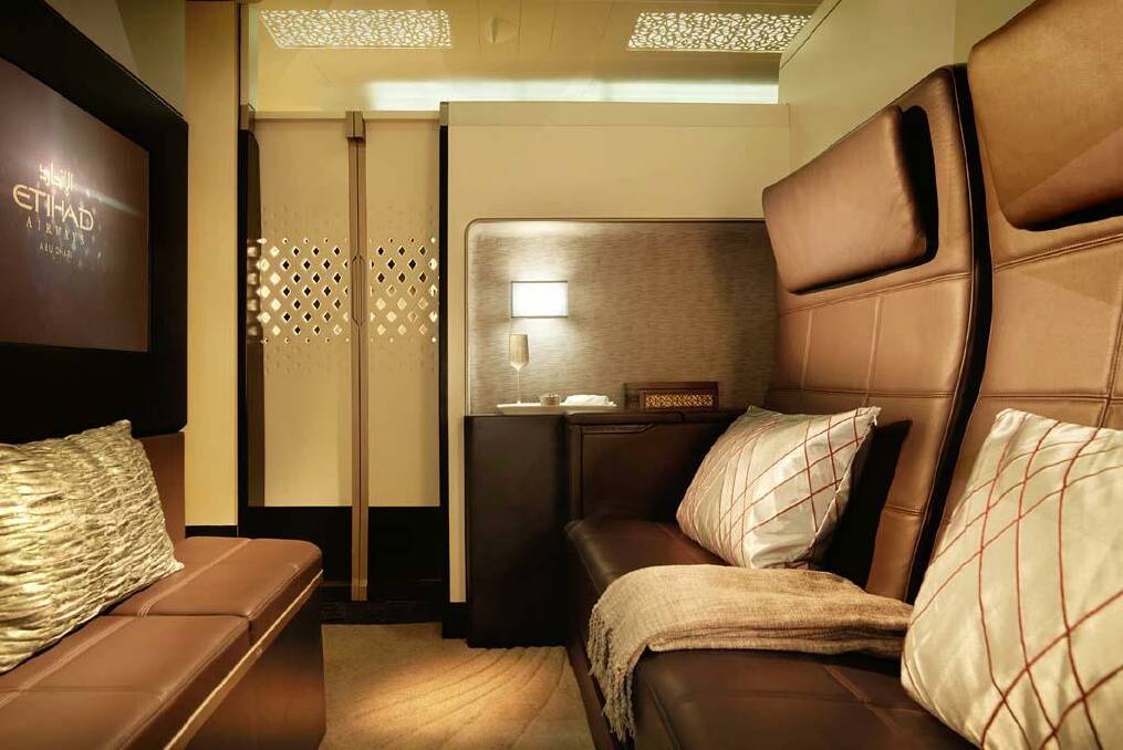 Etihad Airways' new Residence class on its Airbus A380 super-jumbos.