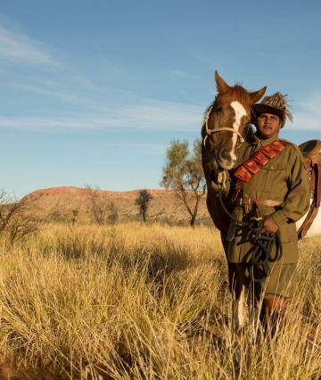 N'taria, west of Alice Springs, is known for its wild horses. Photo: Glenn Campbell