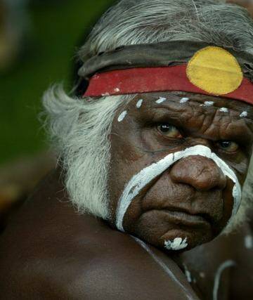 Fitting tribute: Uncle Max Eulo of the Tribal Warriors Association will lead the cleansing ceremony at Sydney's New Year's Eve celebrations. Photo: Nicole Emanuel 