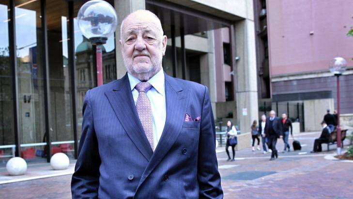 Corruption finding upheld: Mining magnate Travers Duncan outside the New South Wales Supreme Court.  Photo: Brendan Esposito