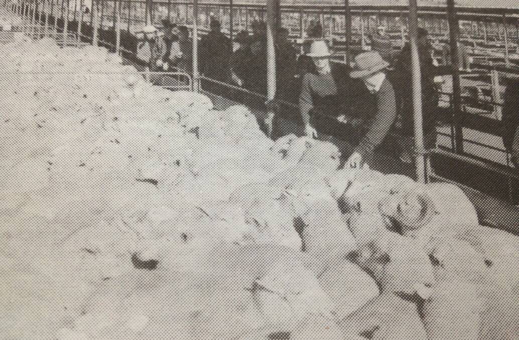 JUNE 1993: This pen of 26kg lambs made $41.50 at the Wagga Livestock Marketing Centre account Brentwood Pastoral Company, Lockhart.