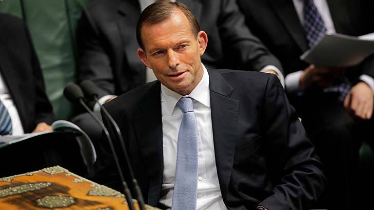 Damage control ... Opposition Leader Tony Abbott.