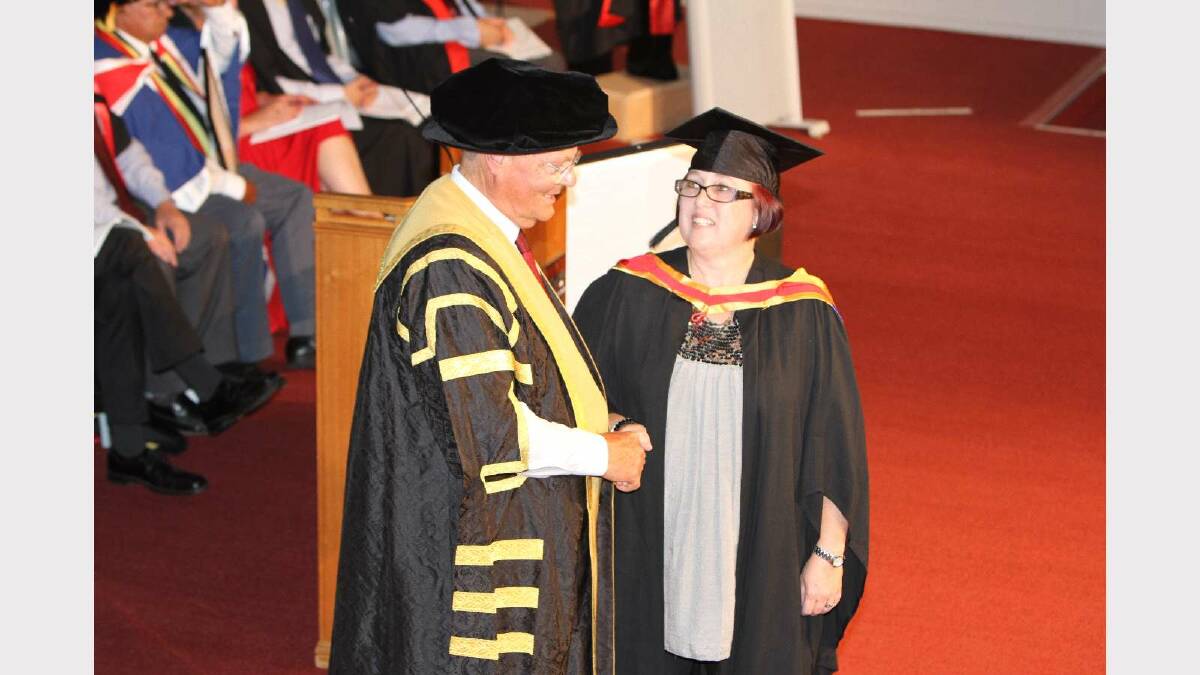 Graduating from Charles Sturt University with a Postgraduate Diploma of Midwifery is Natalie Robson. Picture: Daisy Huntly