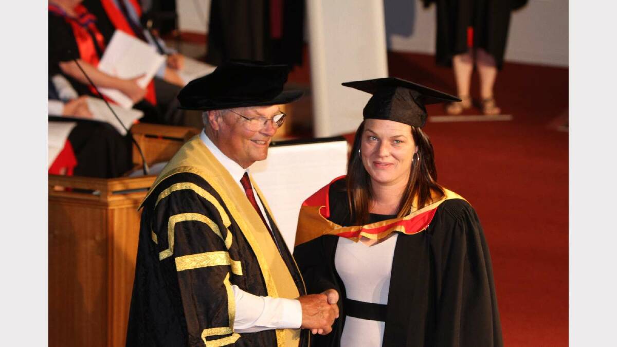 Graduating from Charles Sturt University with a Bachelor of Nursing is Emily Hinton. Picture: Daisy Huntly