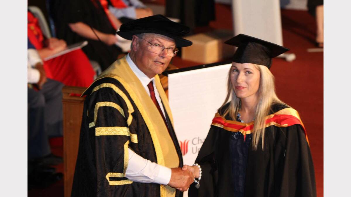 Graduating from Charles Sturt University with a Bachelor of Science (Agriculture - Livestock Production) is Caroline Jones. Picture: Daisy Huntly