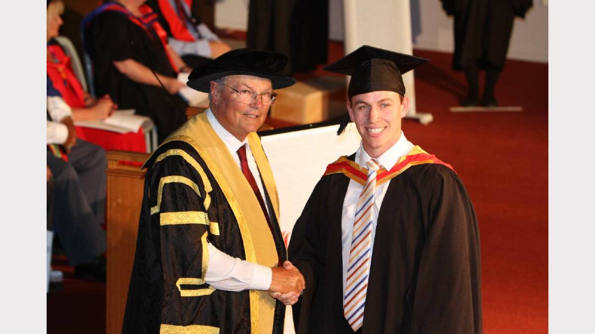 Graduating from Charles Sturt University with a Bachelor of Science/Bachelor of Teaching Secondary is Luke Richardson. Picture: Daisy Huntly