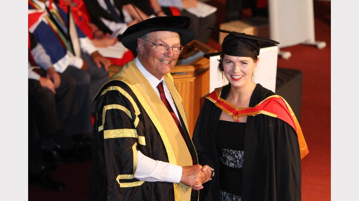 Graduating from Charles Sturt University with a Bachelor of Veterinary Biology/Bachelor of Veterinary Science is Melissa Johnstone. Picture: Daisy Huntly