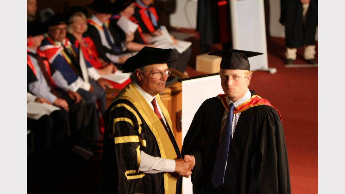 Graduating from Charles Sturt University with a Bachelor of Veterinary Biology/Bachelor of Veterinary Science is Adam Brookes. Picture: Daisy Huntly
