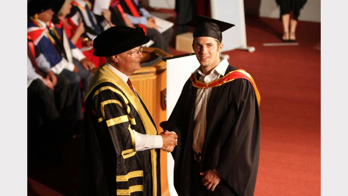Graduating from Charles Sturt University with a Bachelor of Veterinary Biology/Bachelor of Veterinary Science is Trent McCarthy. Picture: Daisy Huntly