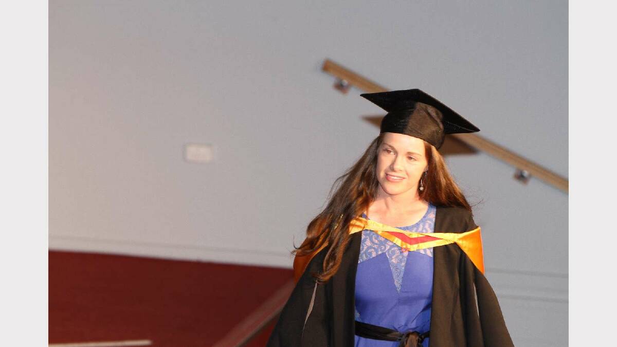 Graduating from Charles Sturt University with a Bachelor of Animal Science (Honours), with Honours Class 2 Division 1, is Bess Morgan. Picture: Daisy Huntly