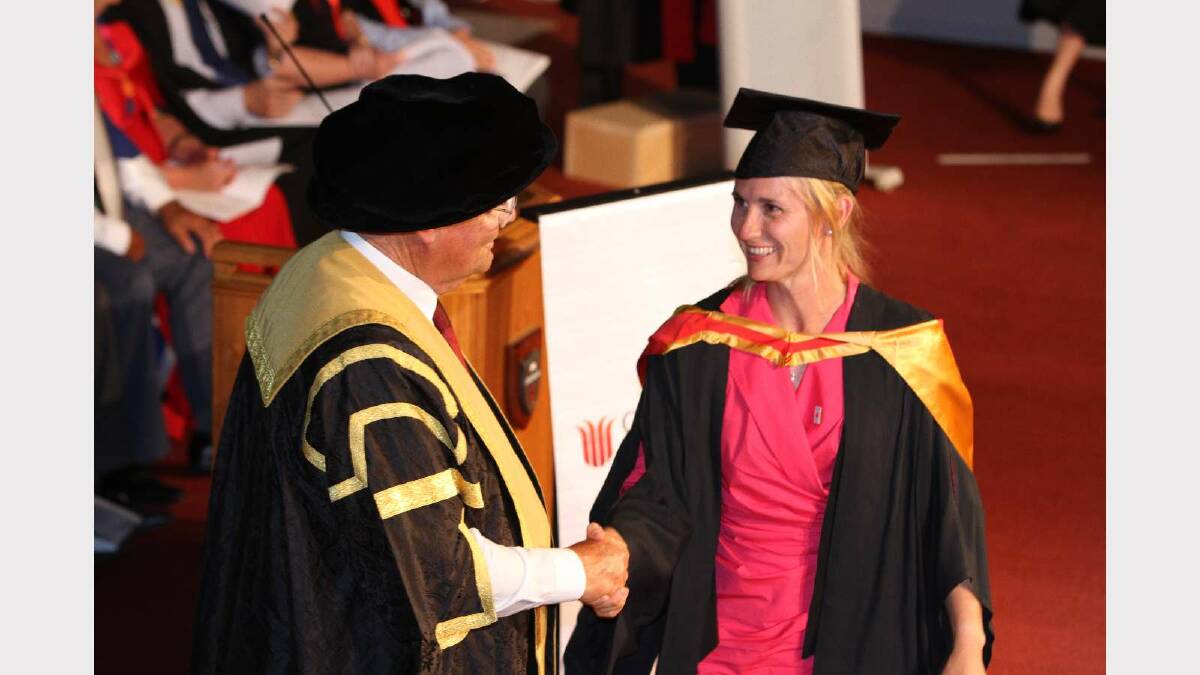 Graduating from Charles Sturt University with a Bachelor of Veterinary Biology/Bachelor of Veterinary Science is Hilary Colwell. Picture: Daisy Huntly