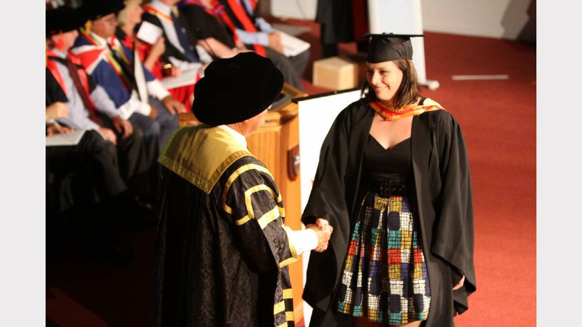 Graduating from Charles Sturt University with a Bachelor of Veterinary Biology/Bachelor of Veterinary Science is Elizabeth Stedman. Picture: Daisy Huntly