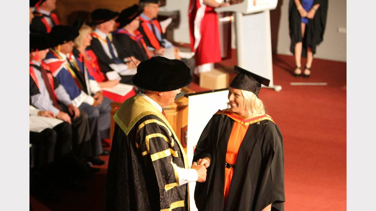 Graduating from Charles Sturt University with a Bachelor of Equine Science is Emma Stephens. Picture: Daisy Huntly