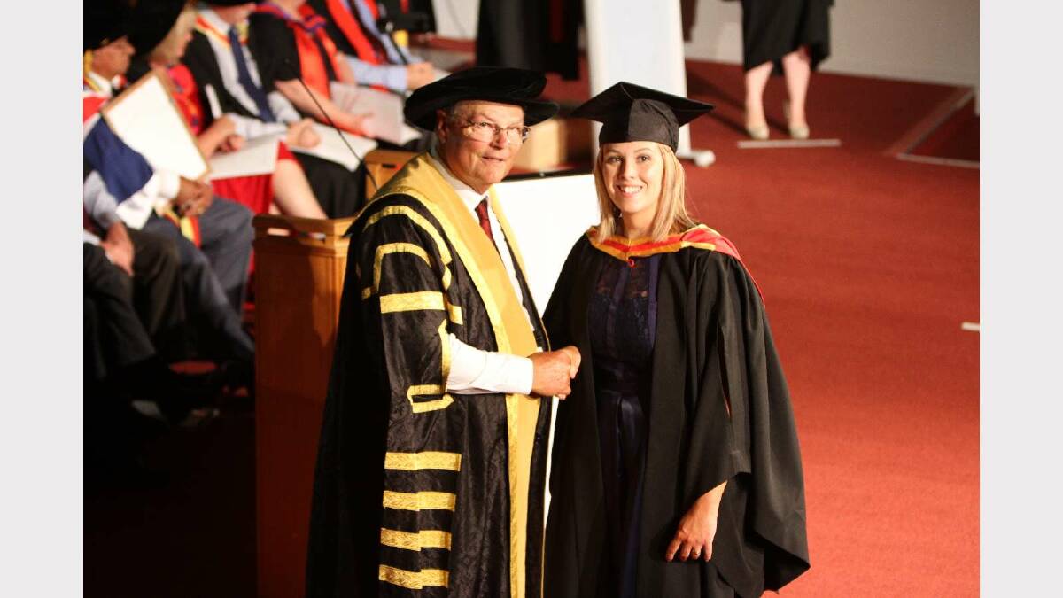 Graduating from Charles Sturt University with a Bachelor of Nursing is Leearna Rotherham. Picture: Daisy Huntly