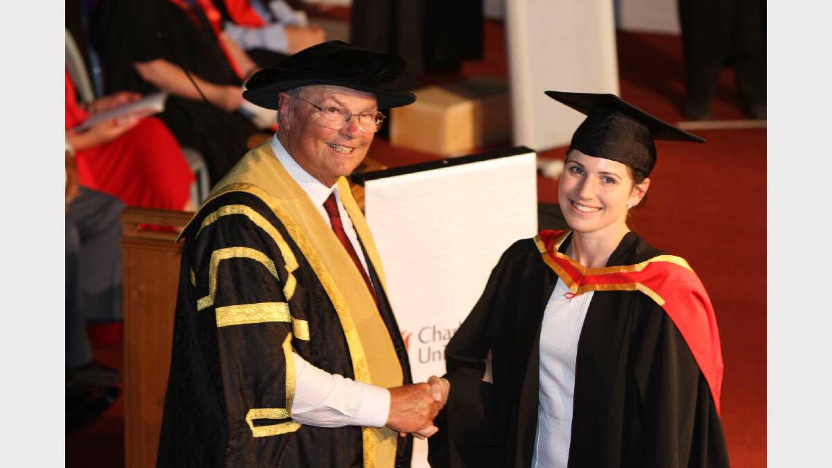 Graduating from Charles Sturt University with a Bachelor of Science/Bachelor of Teaching Secondary is Lianna Collins. Picture: Daisy Huntly