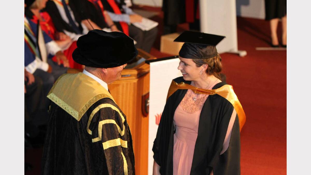 Graduating from Charles Sturt University with a Bachelor of Veterinary Biology/Bachelor of Veterinary Science is Emma Liersch. Picture: Daisy Huntly