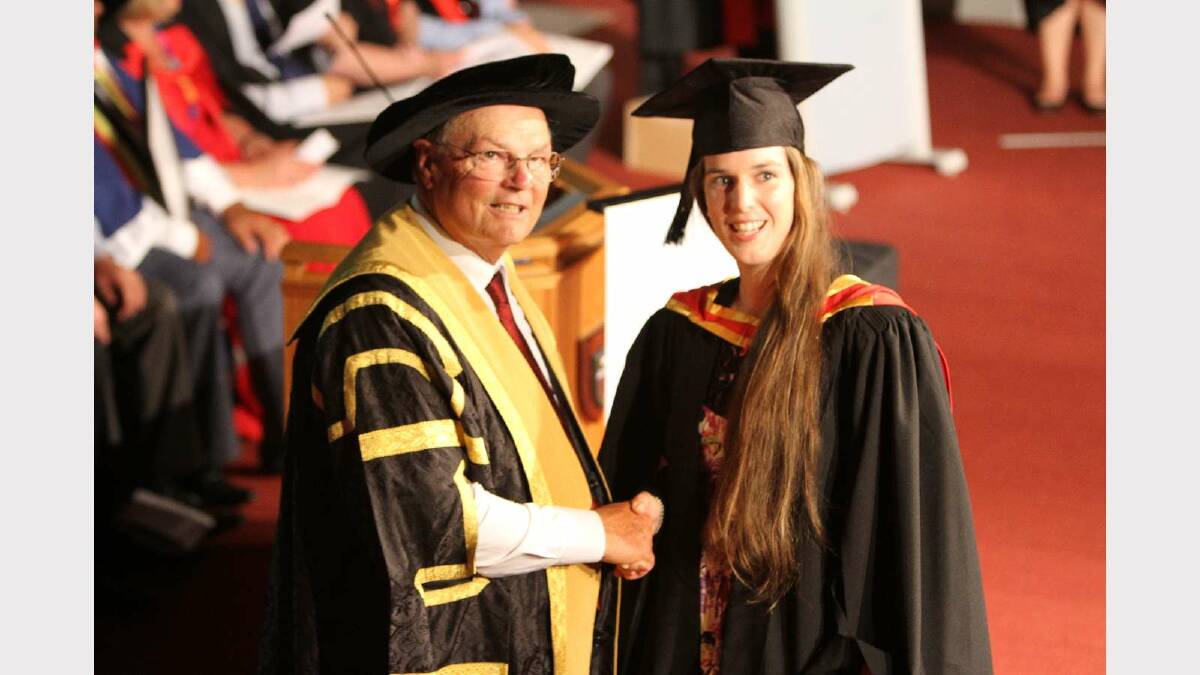 Graduating from Charles Sturt University with a Bachelor of Veterinary Biology/Bachelor of Veterinary Science is Stephanie Chaffey . Picture: Daisy Huntly