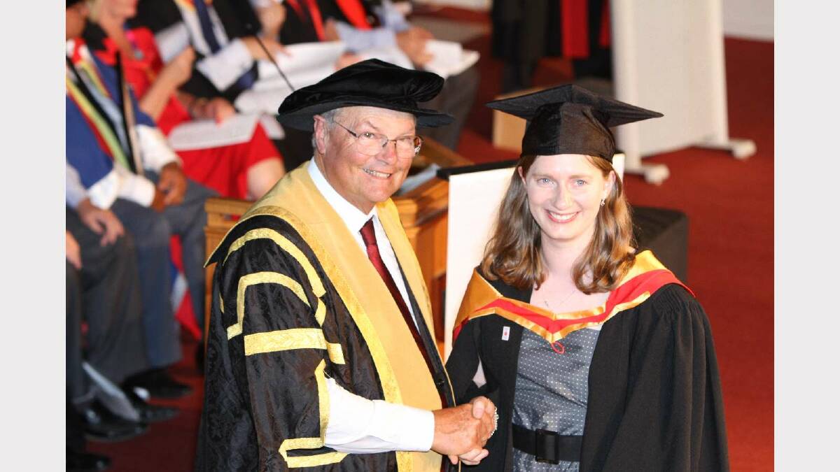 Graduating from Charles Sturt University with a Bachelor of Veterinary Biology / Bachelor of Veterinary Science (Honours), with Honours Class 1, is Catherine Tuckwell. Picture: Daisy Huntly