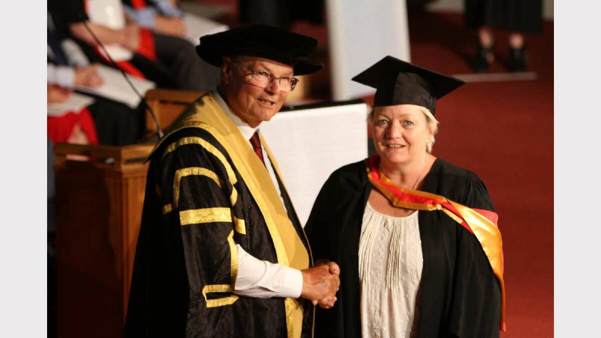 Graduating from Charles Sturt University with a Bachelor of Nursing is Michelle Spence. Picture: Daisy Huntly