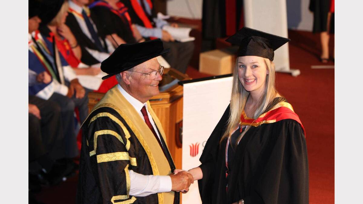 Graduating from Charles Sturt University with a Bachelor of Veterinary Biology/Bachelor of Veterinary Science is Tahleah Haddow. Picture: Daisy Huntly