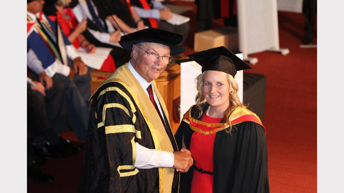 Graduating from Charles Sturt University with a Bachelor of Veterinary Biology/Bachelor of Veterinary Science is Rebecca Hallett. Picture: Daisy Huntly