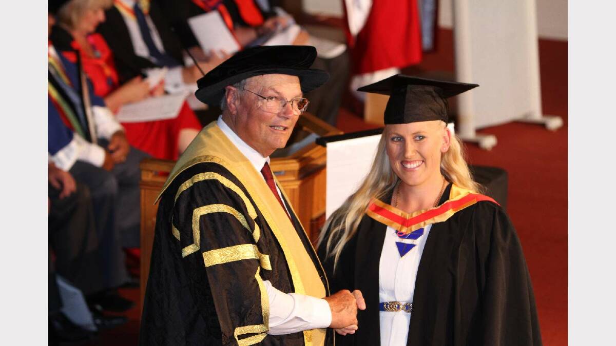 Graduating from Charles Sturt University with a Bachelor of Applied Science (Equine Studies) is Kristy Zabaznow. Picture: Daisy Huntly