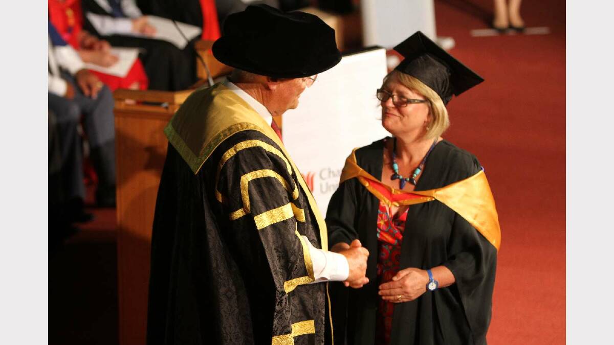 Graduating from Charles Sturt University with a Postgraduate Diploma of Midwifery is Jacqueline Murdoch. Picture: Daisy Huntly