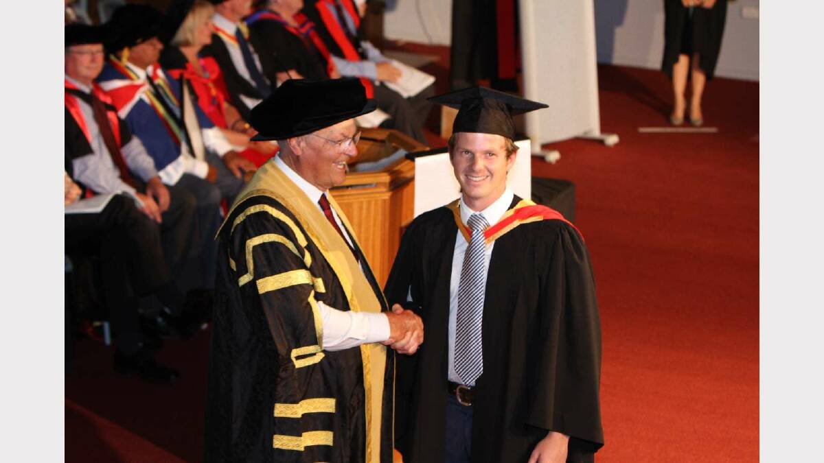 Graduating from Charles Sturt University with a Bachelor of Veterinary Biology/Bachelor of Veterinary Science is Simon Pain. Picture: Daisy Huntly