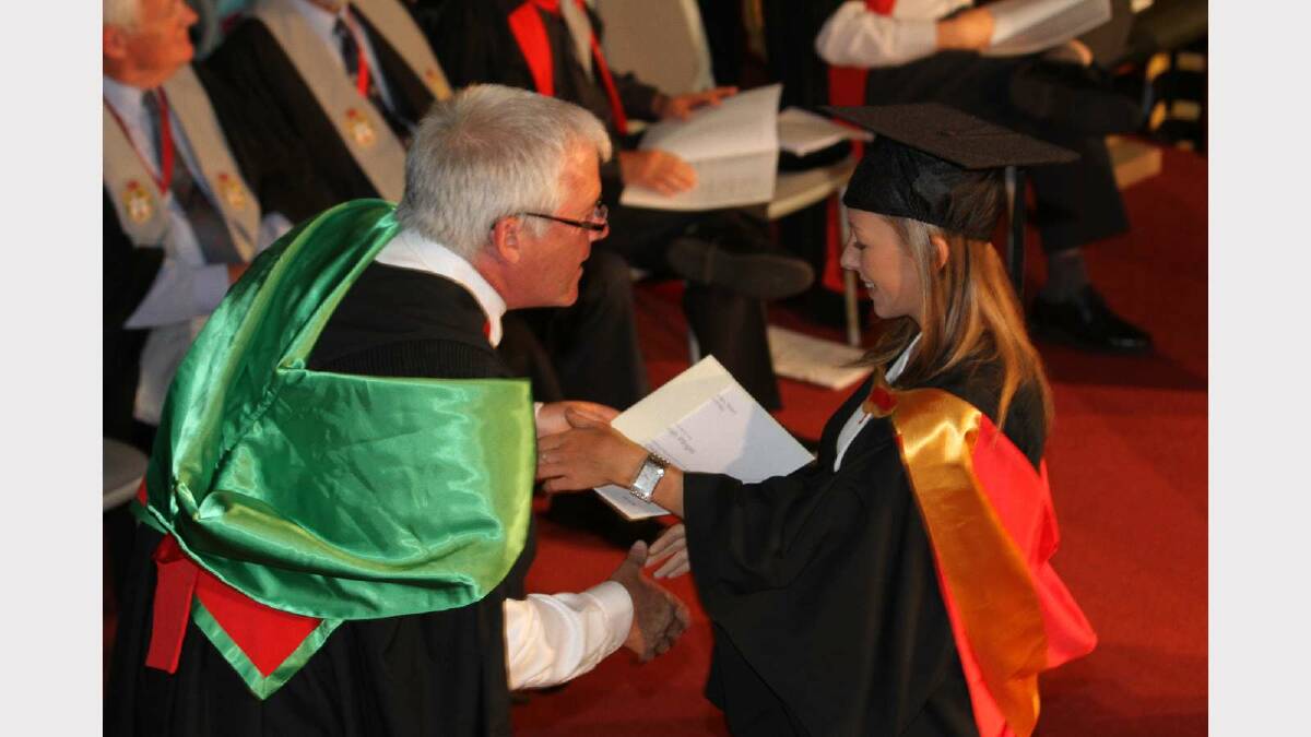 Graduating from Charles Sturt University with a Bachelor of Veterinary Biology/Bachelor of Veterinary Science is Sarah Pfingst. Picture: Daisy Huntly