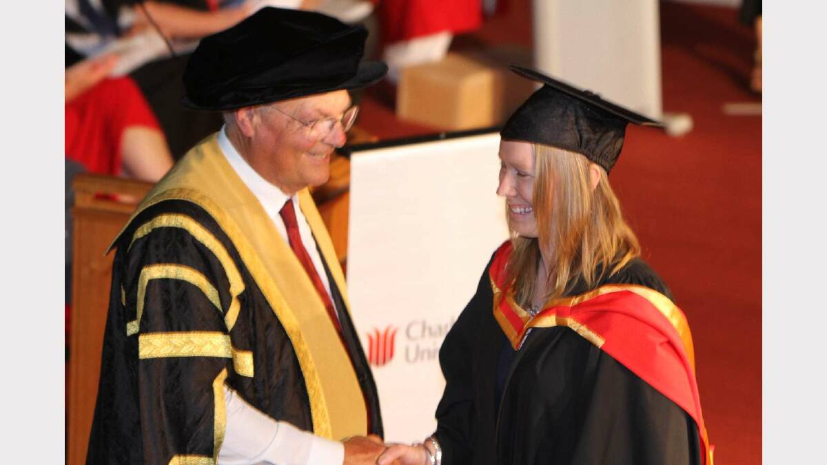 Graduating from Charles Sturt University with a Bachelor of Animal Science (Honours), with Honours Class 2 Division 1, is Kelsie Redman. Picture: Daisy Huntly