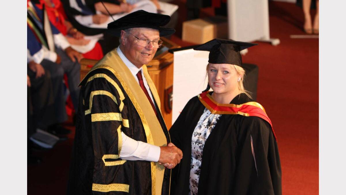 Graduating from Charles Sturt University with a Bachelor of Veterinary Biology/Bachelor of Veterinary Science is Renea Chapman. Picture: Daisy Huntly