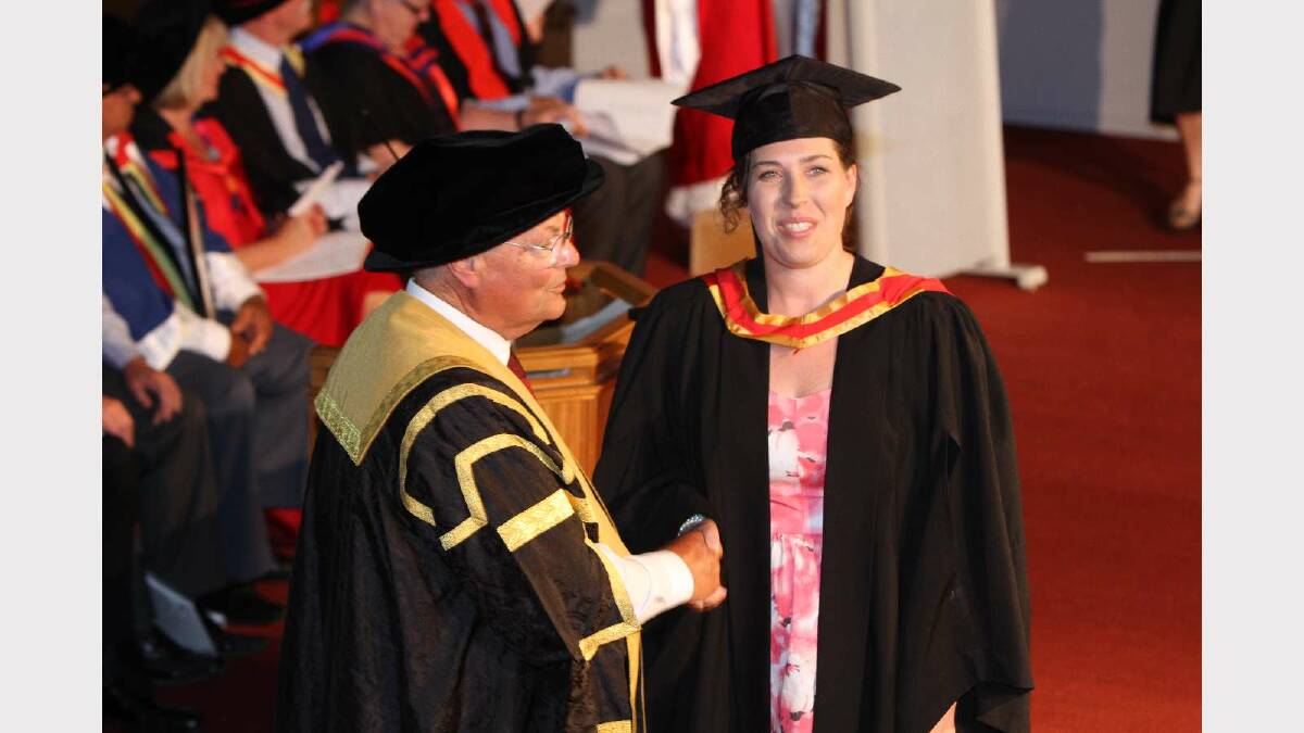 Graduating from Charles Sturt University with a Bachelor of Equine Science is Sarah Atherton. Picture: Daisy Huntly
