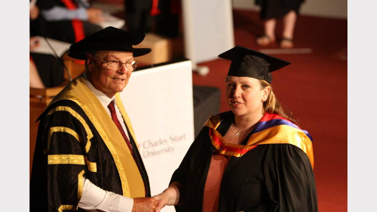 Graduating from Charles Sturt University with a Postgraduate Diploma of Midwifery is Adele Apostoloff. Picture: Daisy Huntly