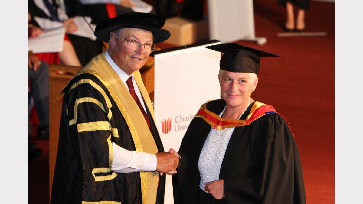 Graduating from Charles Sturt University with a Postgraduate Diploma of Midwifery is Bronwyn Fuller. Picture: Daisy Huntly